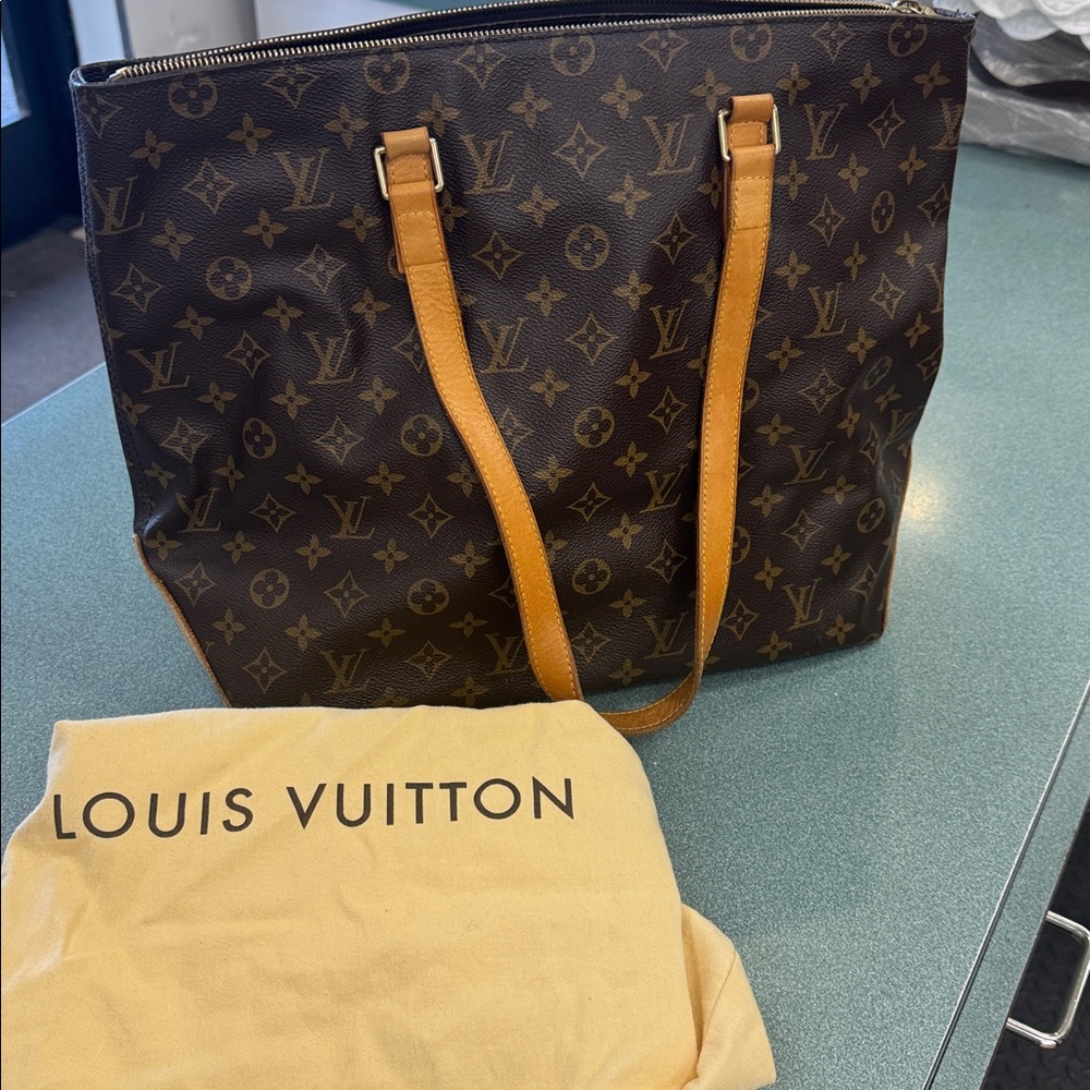 Louis Vuitton Brown Monogram Tote Bag